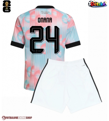 Belgie Amadou Onana #24 Venkovní dres komplet pro Děti MS 2026 Krátkým Rukávem (+ Krátké kalhoty)
